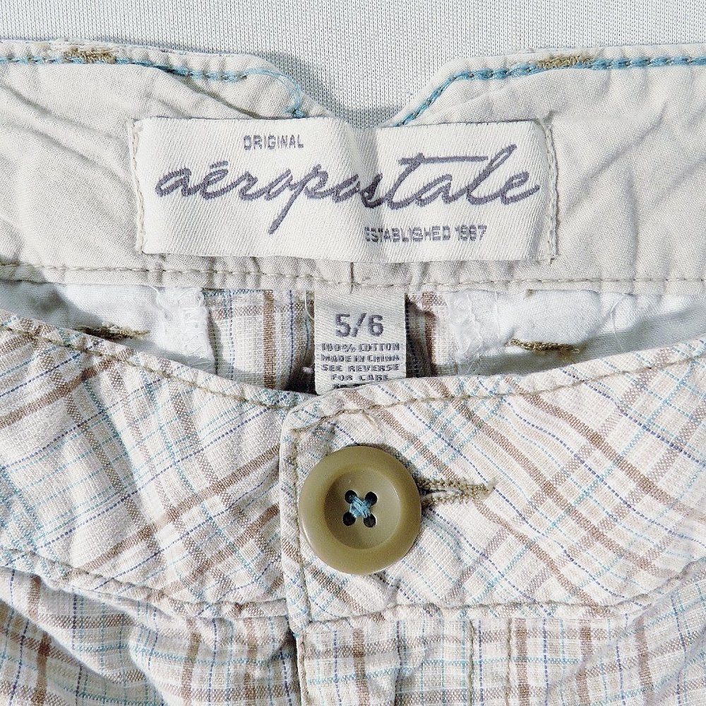 Lot of 3 Women's 2 & 5/6 (Actual 30.5" x 2.5") AEO & Aeropostale Shortie Shorts - Picture 5 of 11